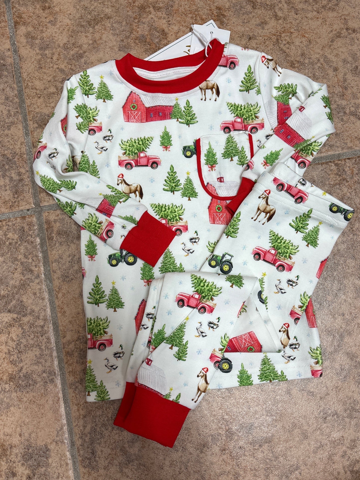 Tree Farm Organic Cotton Pajama Set