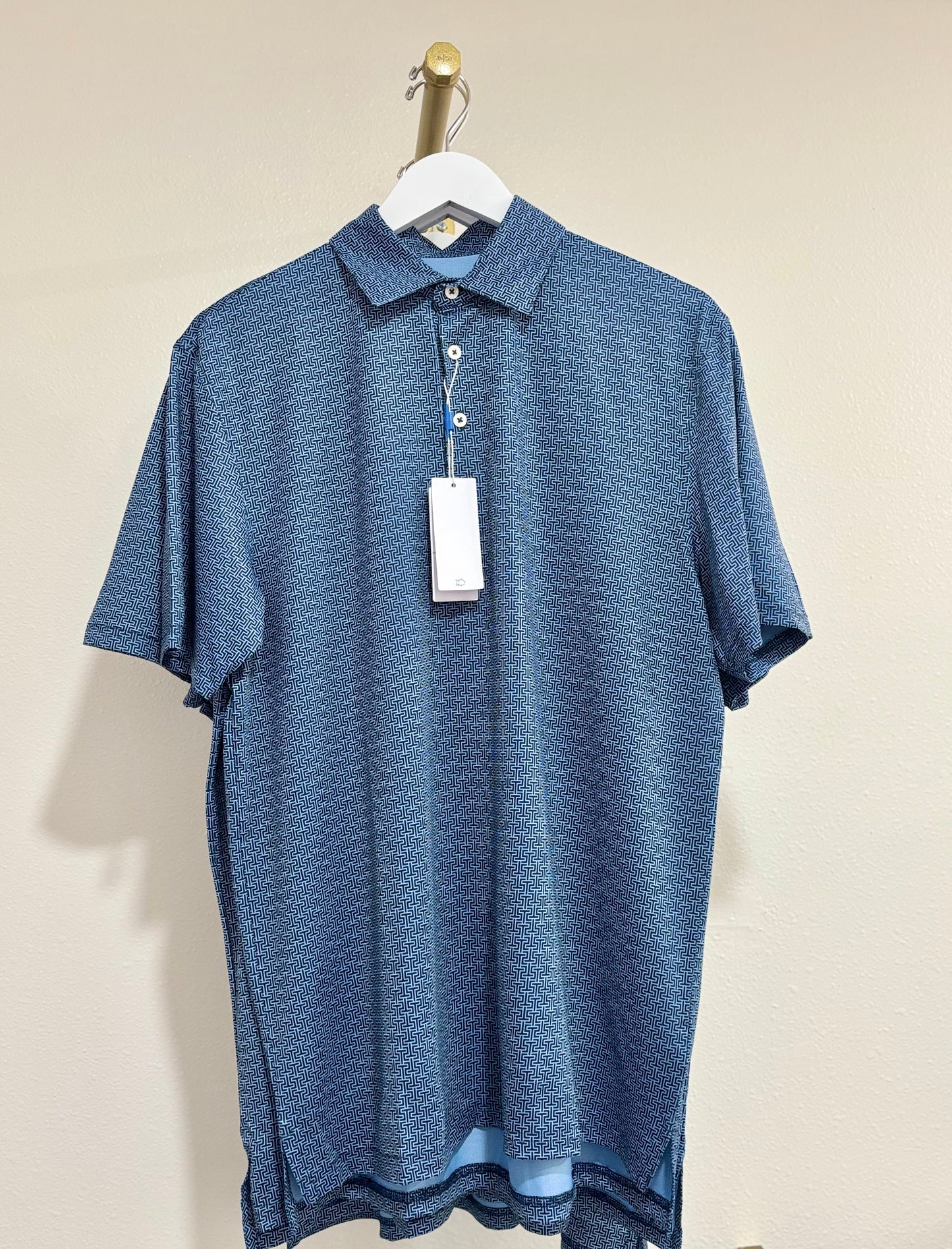Men's Dress Blue Driver St. Geo Polo