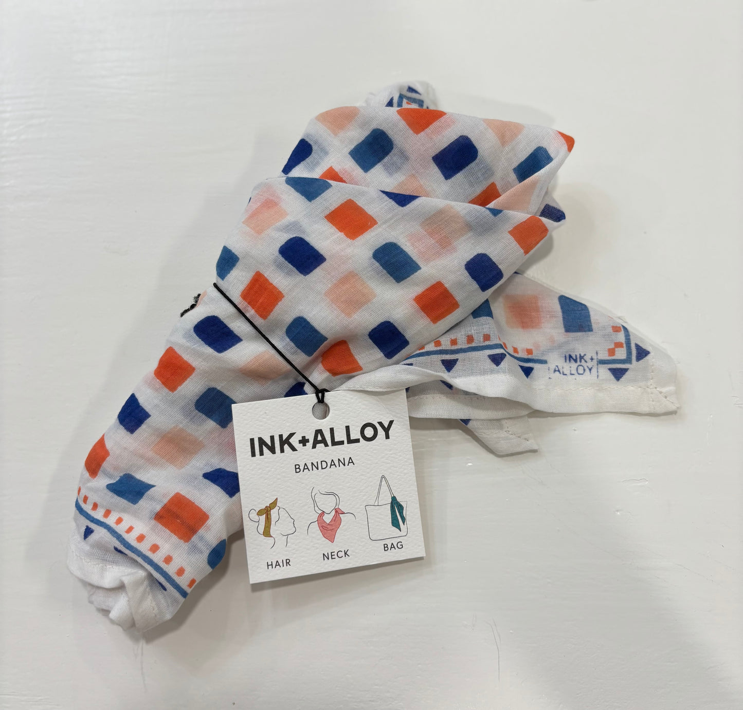 Naomi Hair, Neck and Bag Scarf