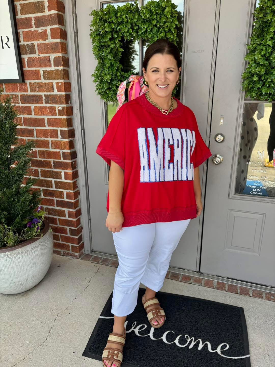 AMERICA Rib Knit Shirt