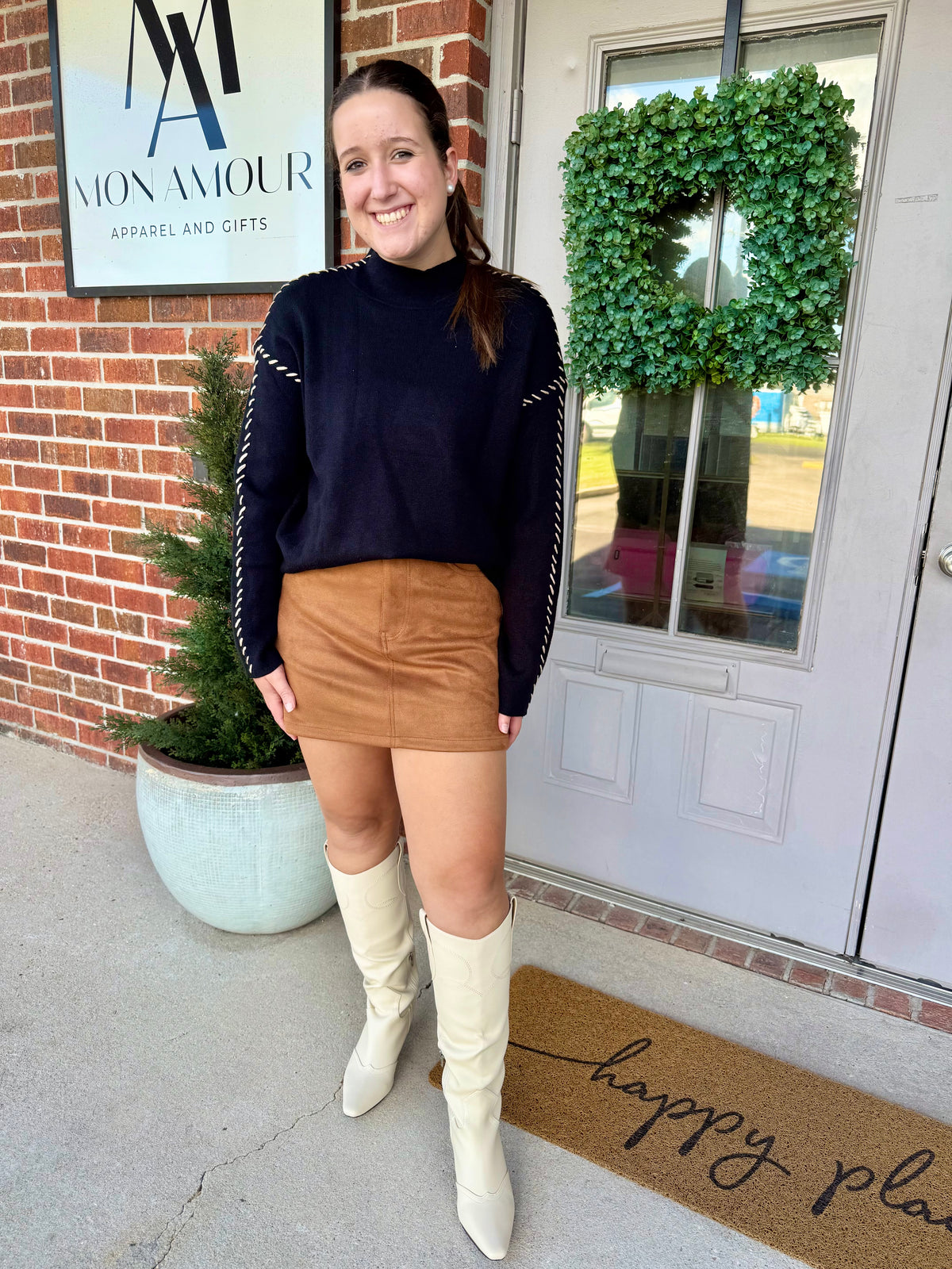 Saddle Stitch Sweater
