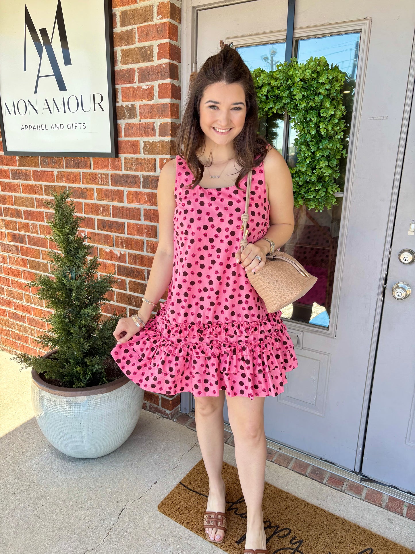 Celine Polka Dot Dress