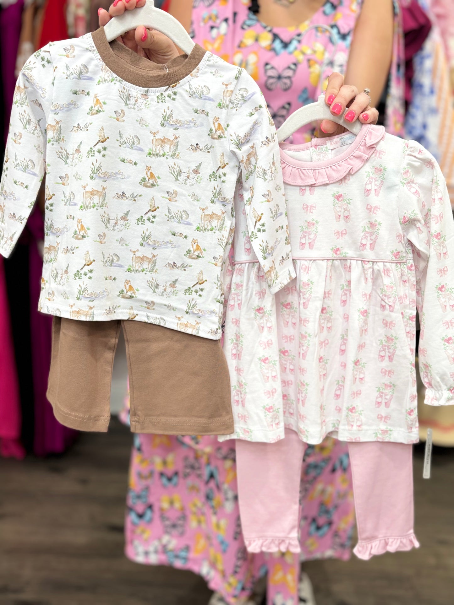 Twinkle Toes Pima Pants Set