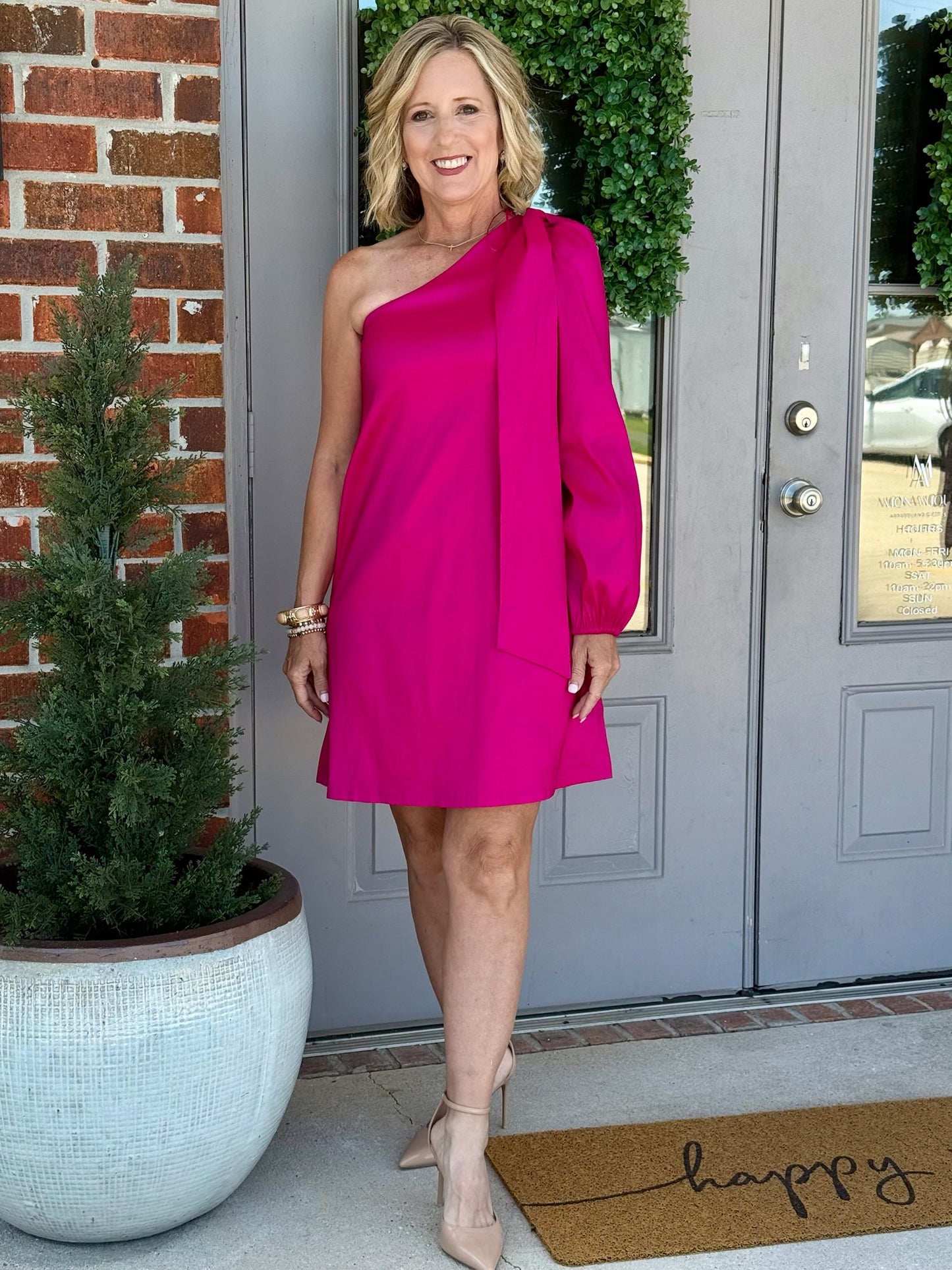 The Monroe One Shoulder Dress