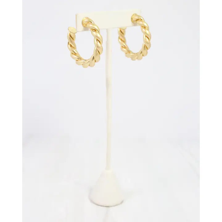 Raylee Twisted Hoop