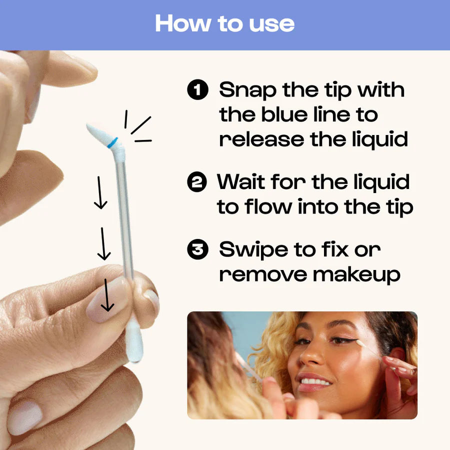 Tip Off Liquid-Filled Makeup Removing Swabs