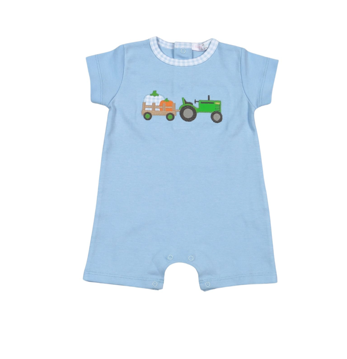 Tractors and Pumpkins Pima Romper