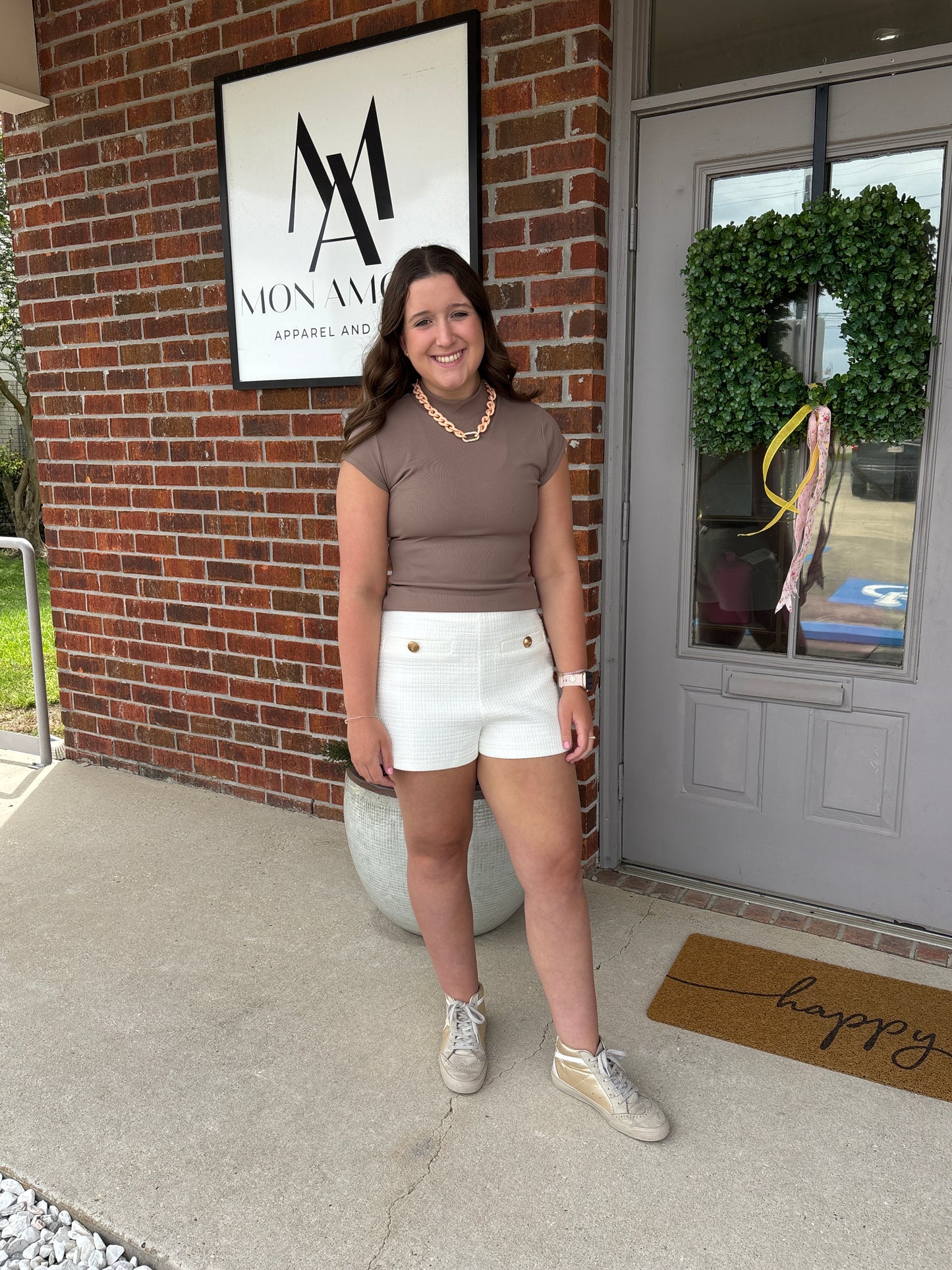 Tillie Tweed High waisted Shorts