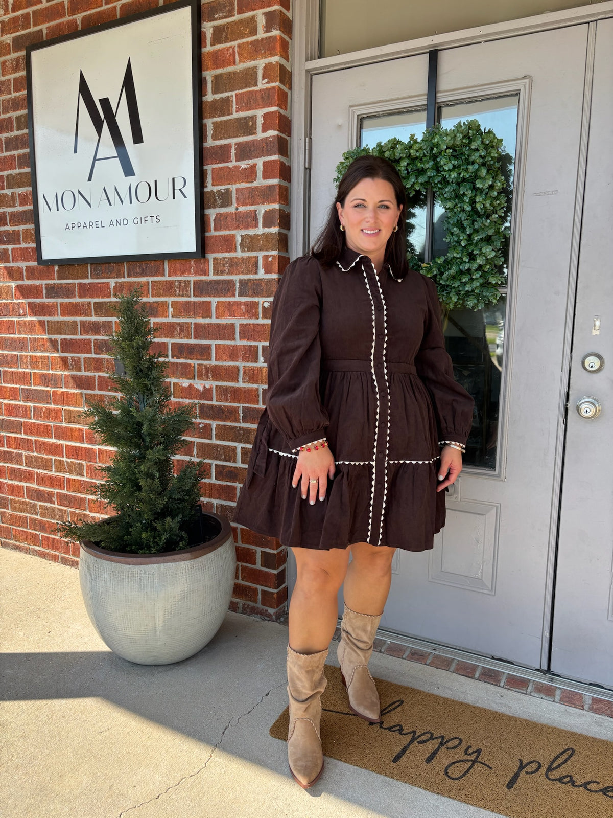 The Maplewood Corduroy Dress
