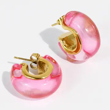 Candy Pink Hoop