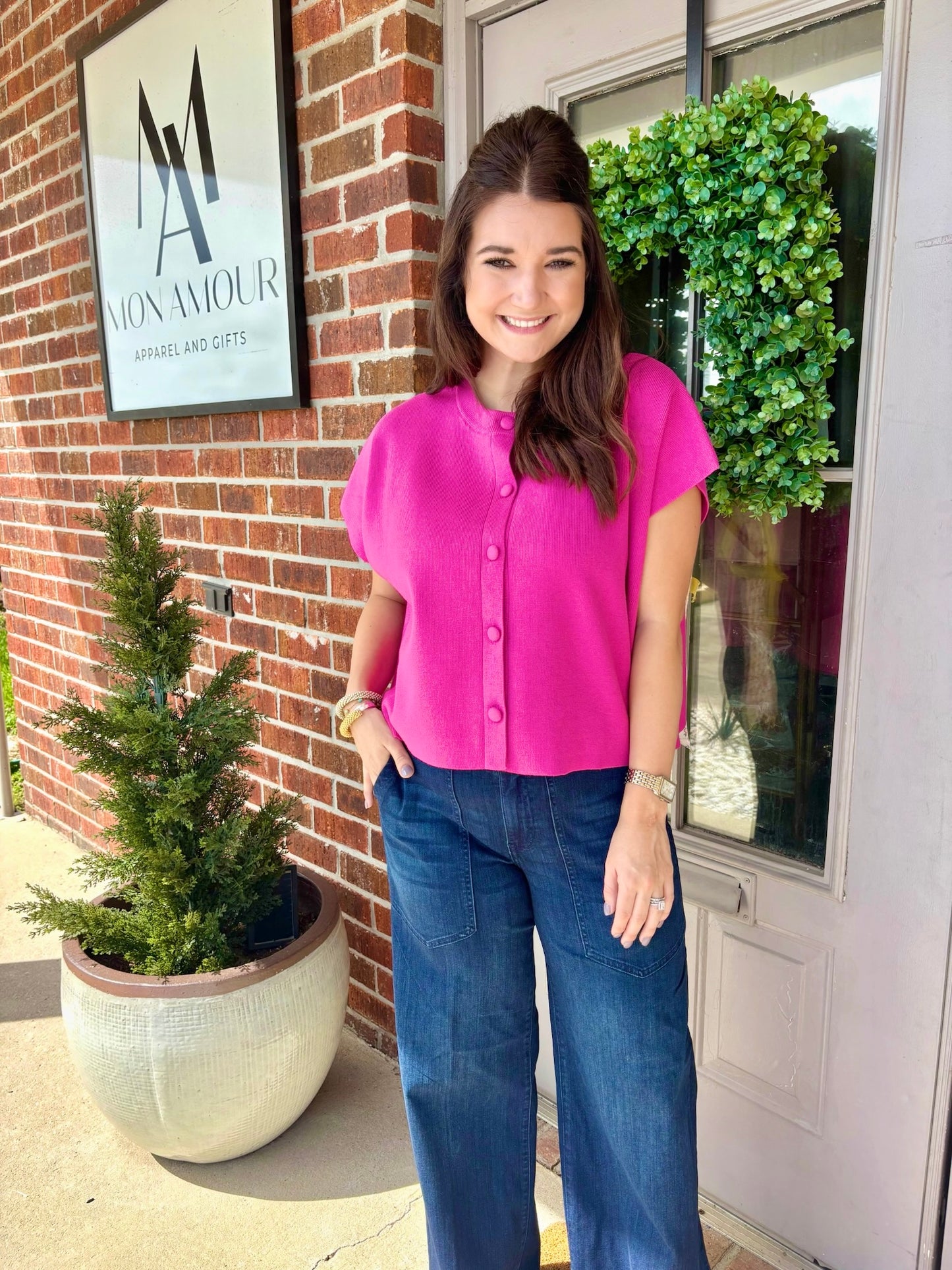 Bev Button Down Sweater