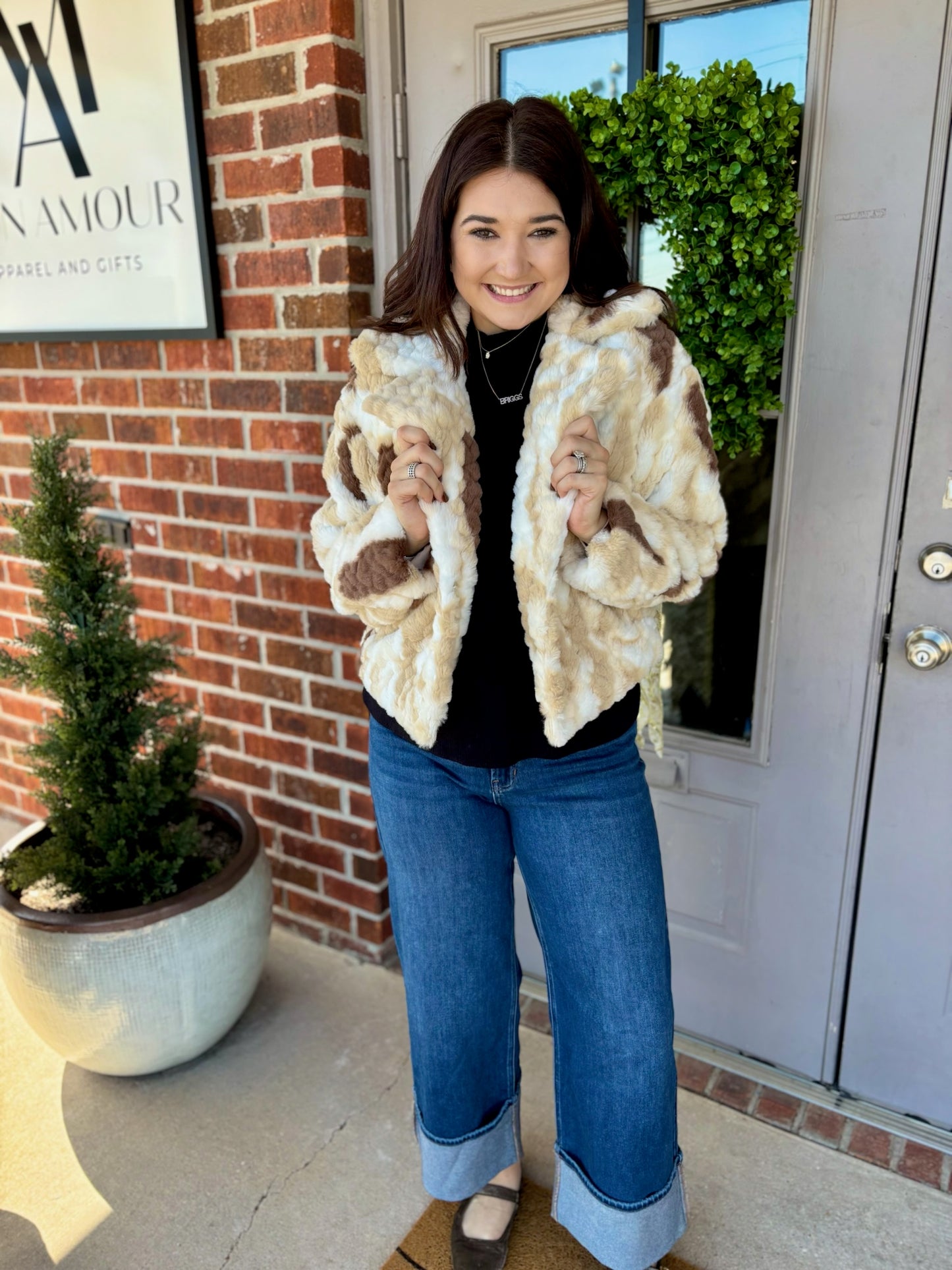 Short Textured Jacket