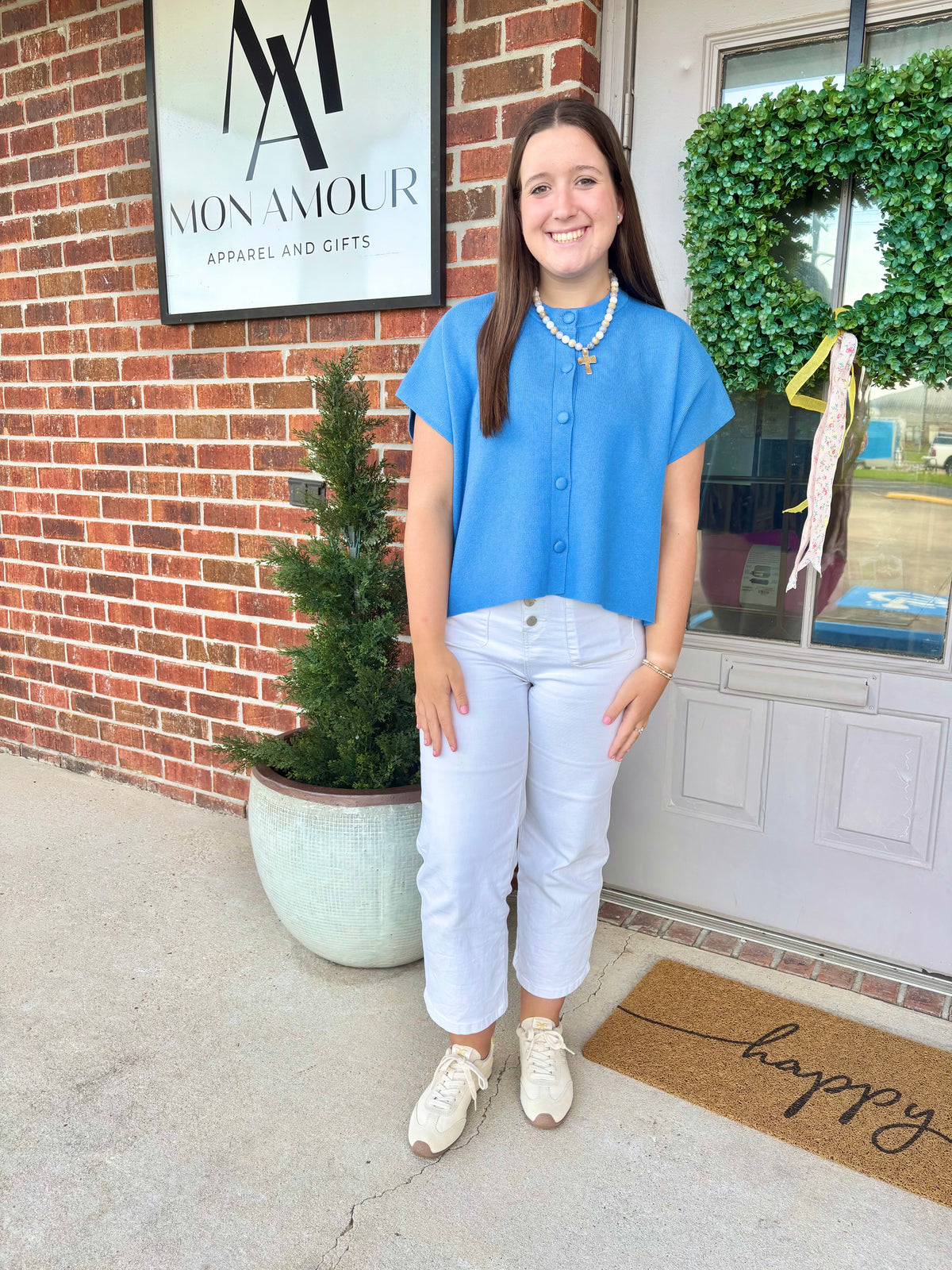Bev Button Down Sweater