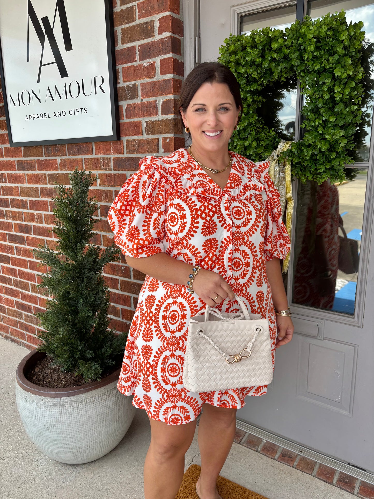 Paisley Peter Pan Collar Dress