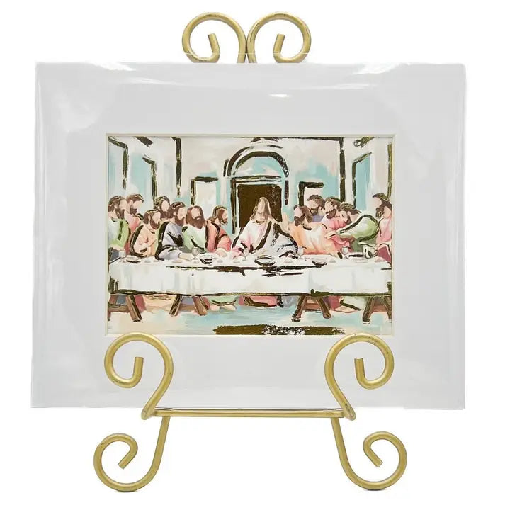 Gold Foil The Lord's Supper Art Print
