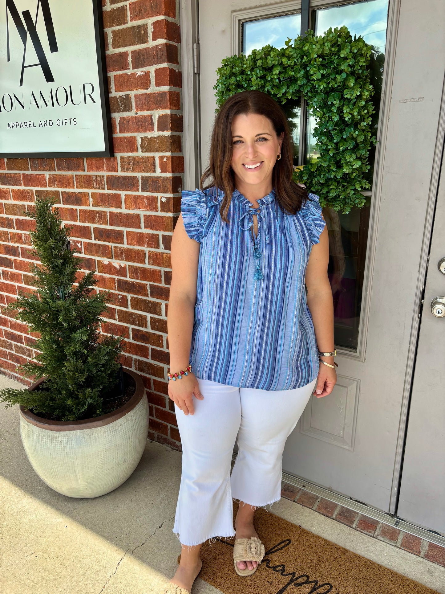 Breezy Bay Tassel Top