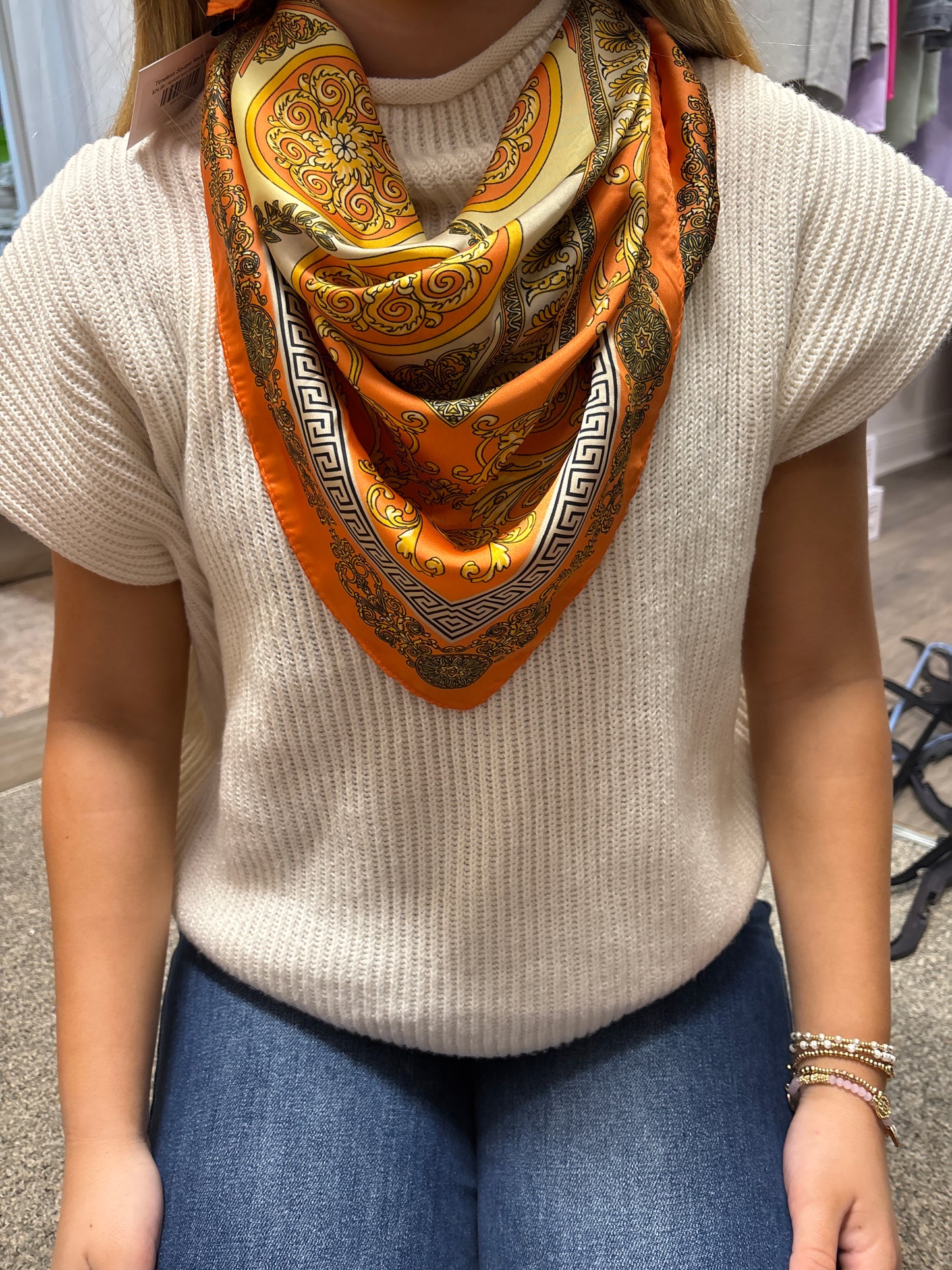 Timeless Square Neck Scarf