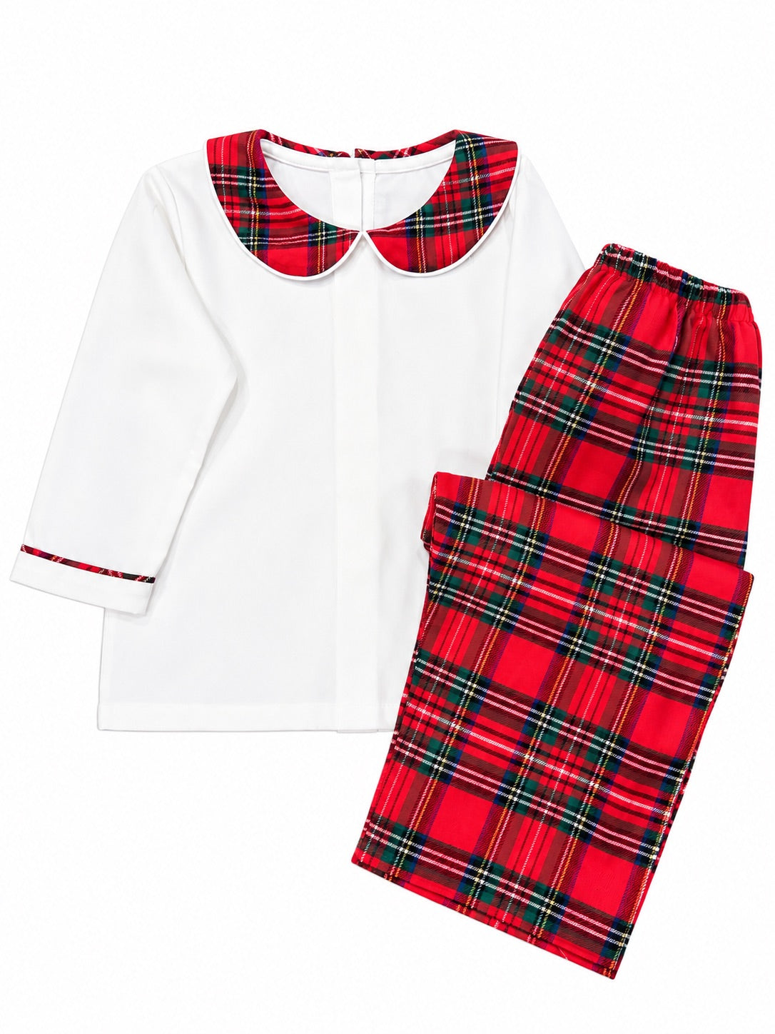 Boys Tartan Plaid Pants Set