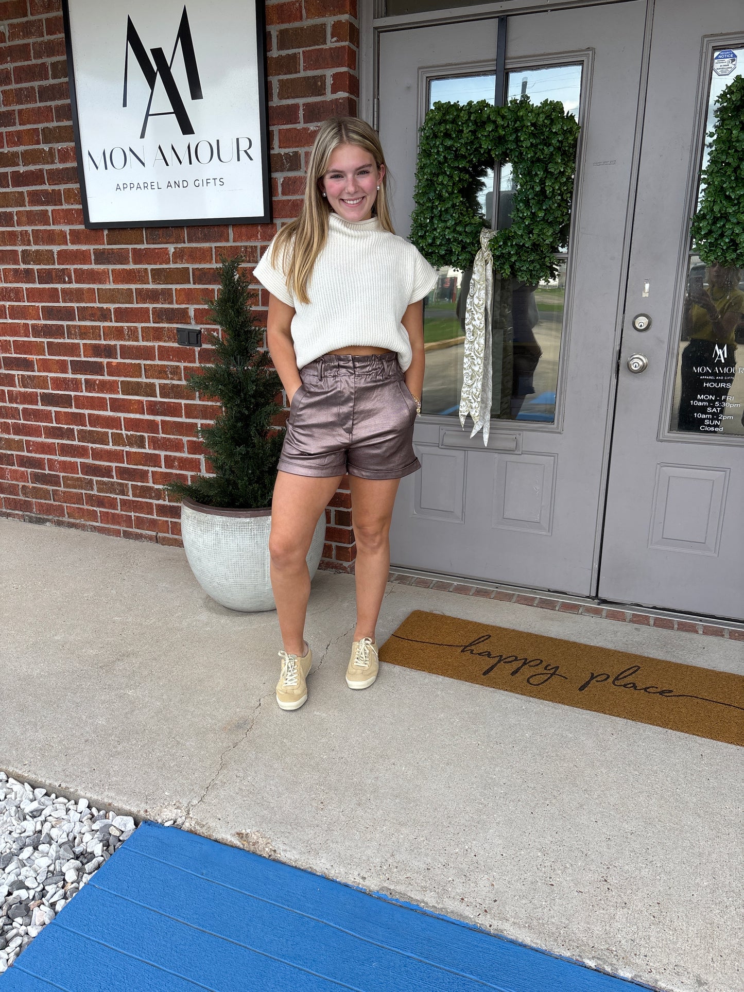 Bronze Bourg Elastic Short