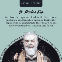 Padre Pio Espresso Roast Coffee