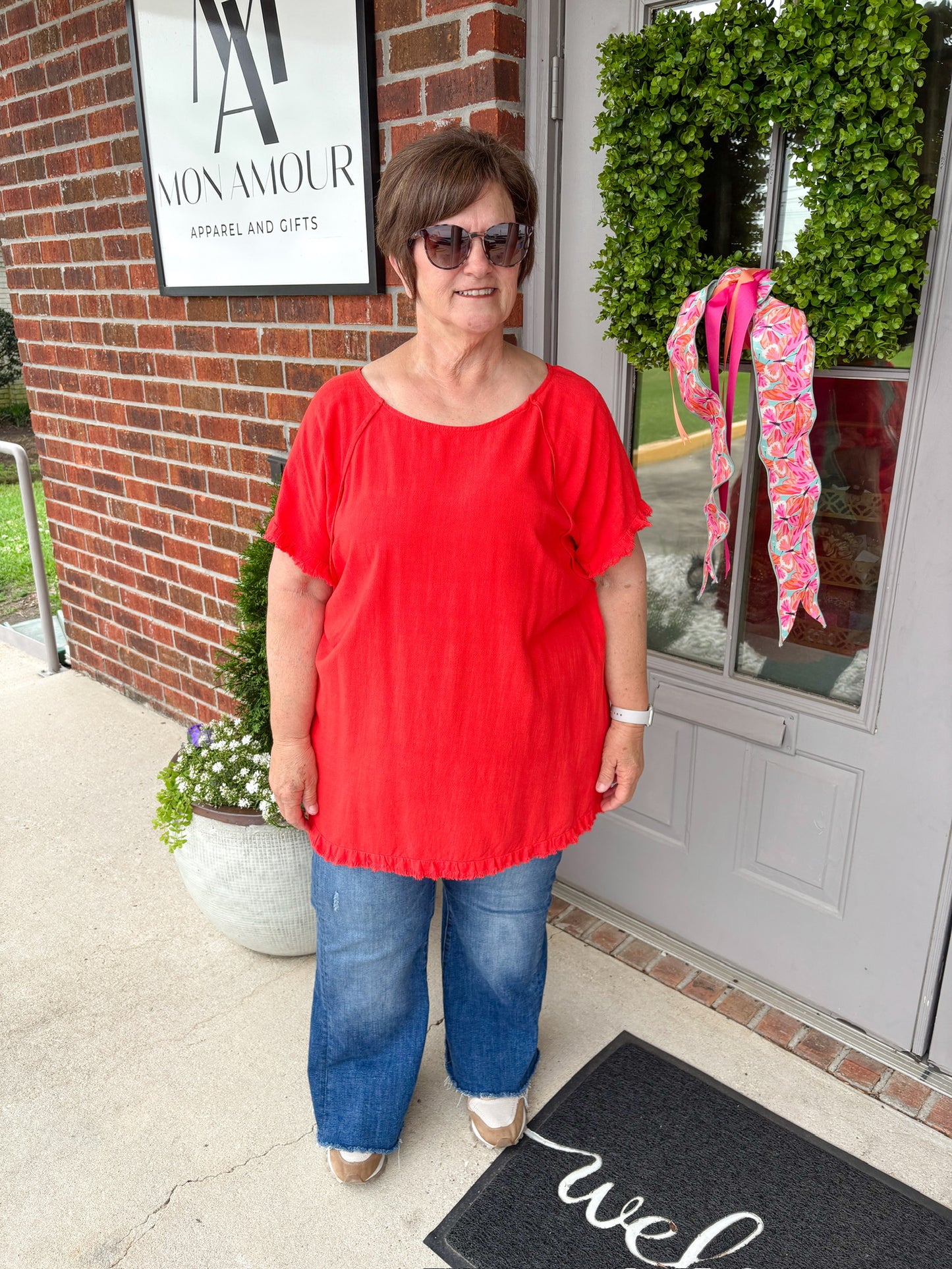 Women's Plus Neely Neon Orange