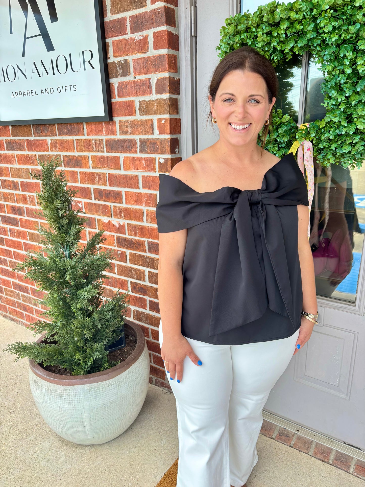 Tori Top Knot Top