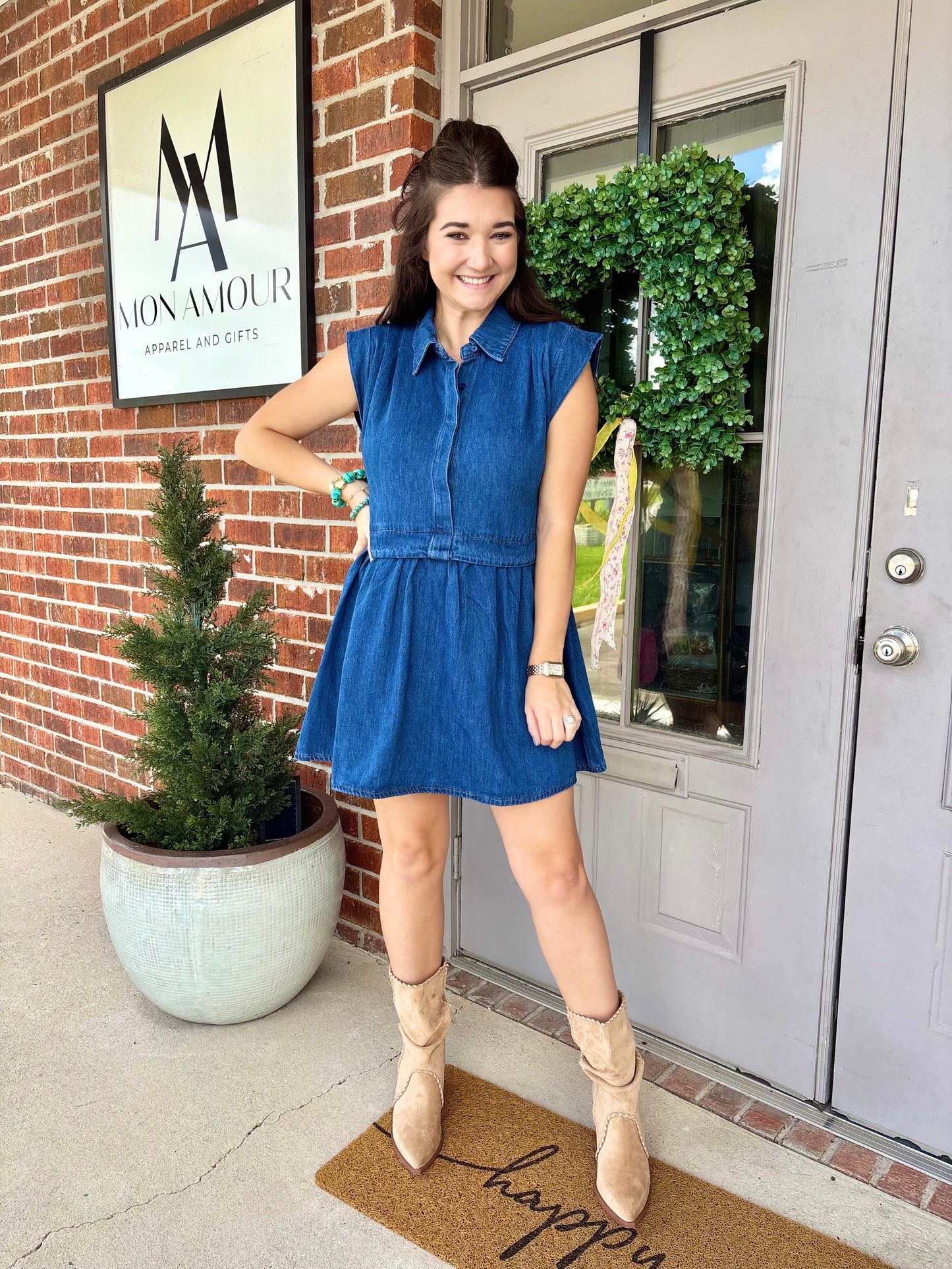 The Charleston Denim Dress