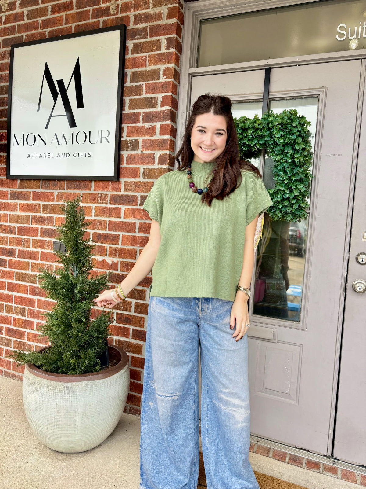 Fiona Featherweight Faux Denim