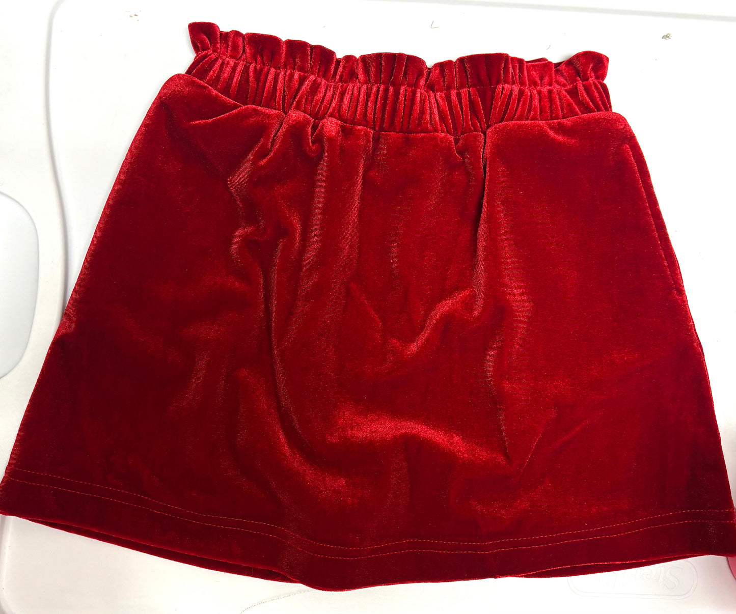 Red Velvet Skirt