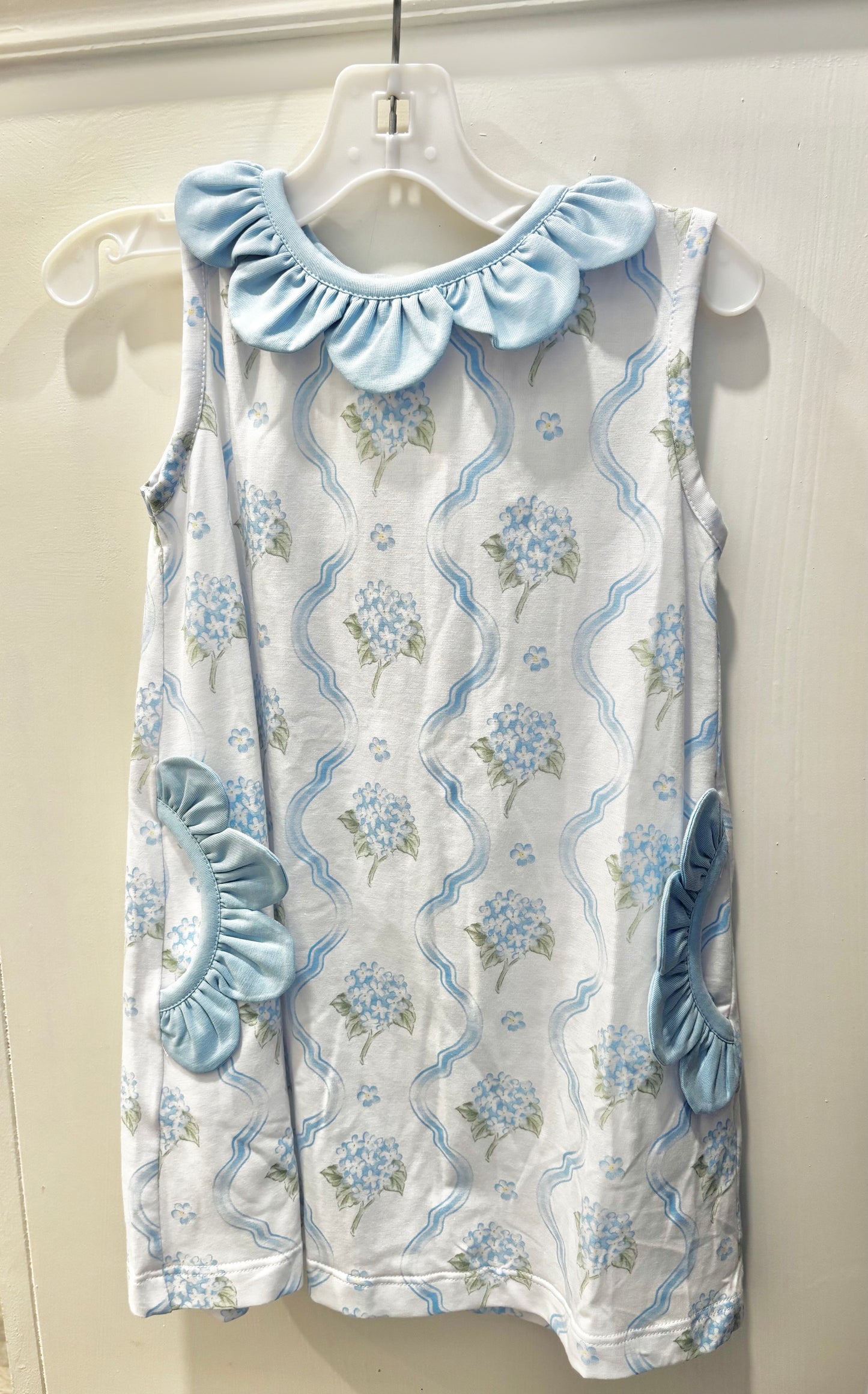 Blue Hydrangea Dress