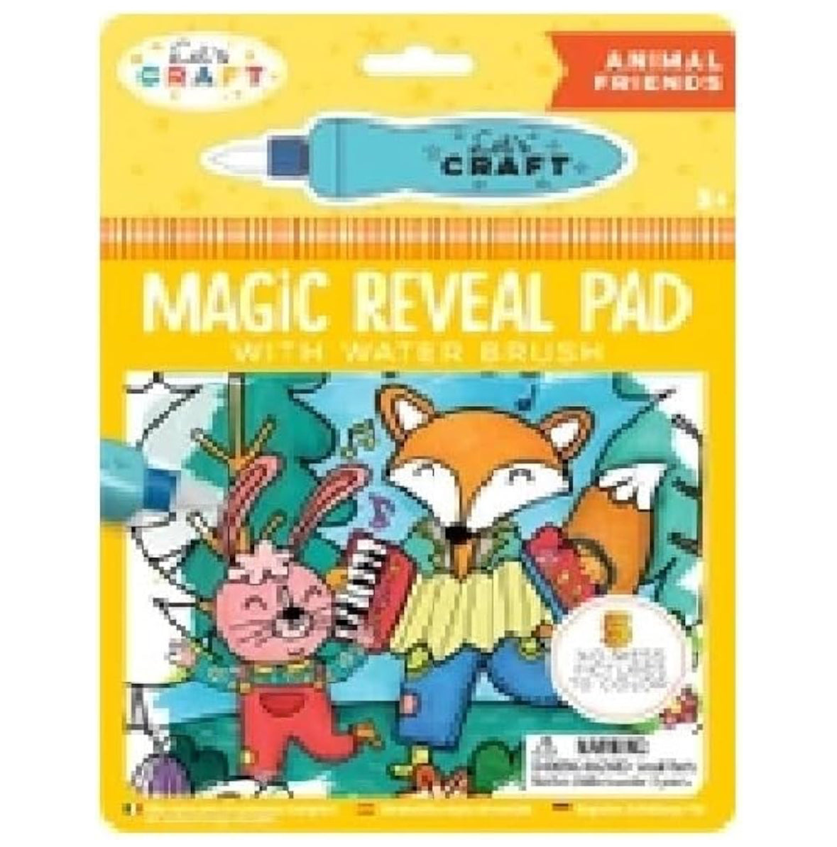 Magic Reveal Pad with Water Brush
