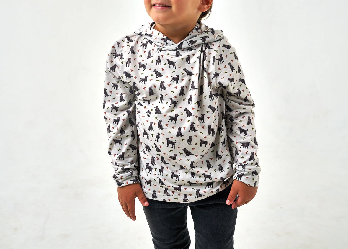 Youth Performance Hoodie- Ducks & Dogs