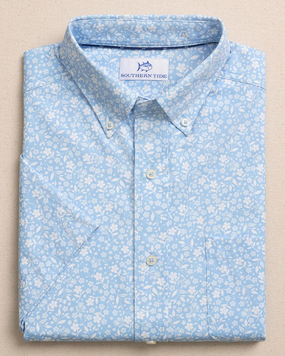 Garden Blooms Coastal Breeze® Short Sleeve Sport Shirt