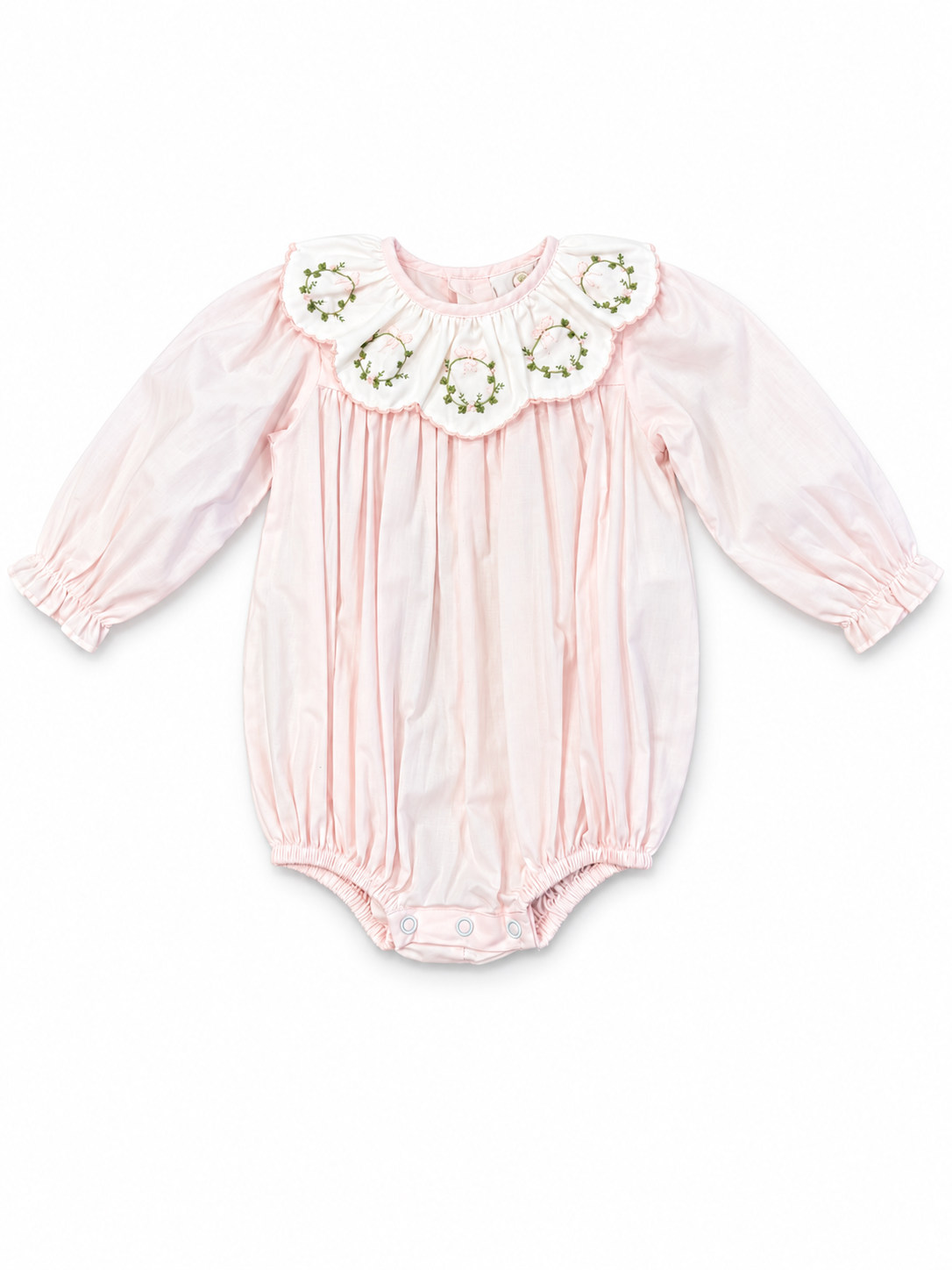 Chloe Bubble, Blessings Pink Batiste, Wreaths