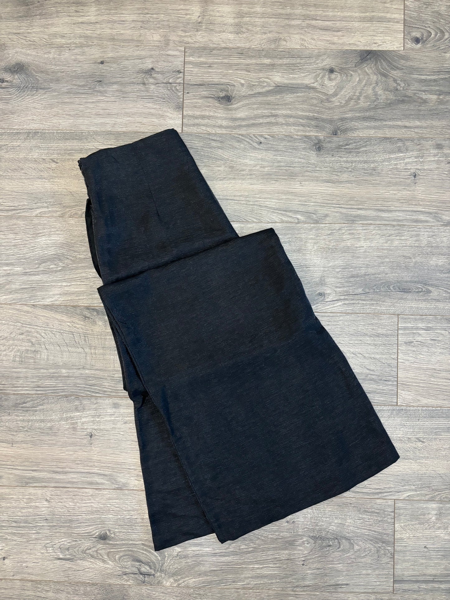 Black Shimmer Bell Dress Pant