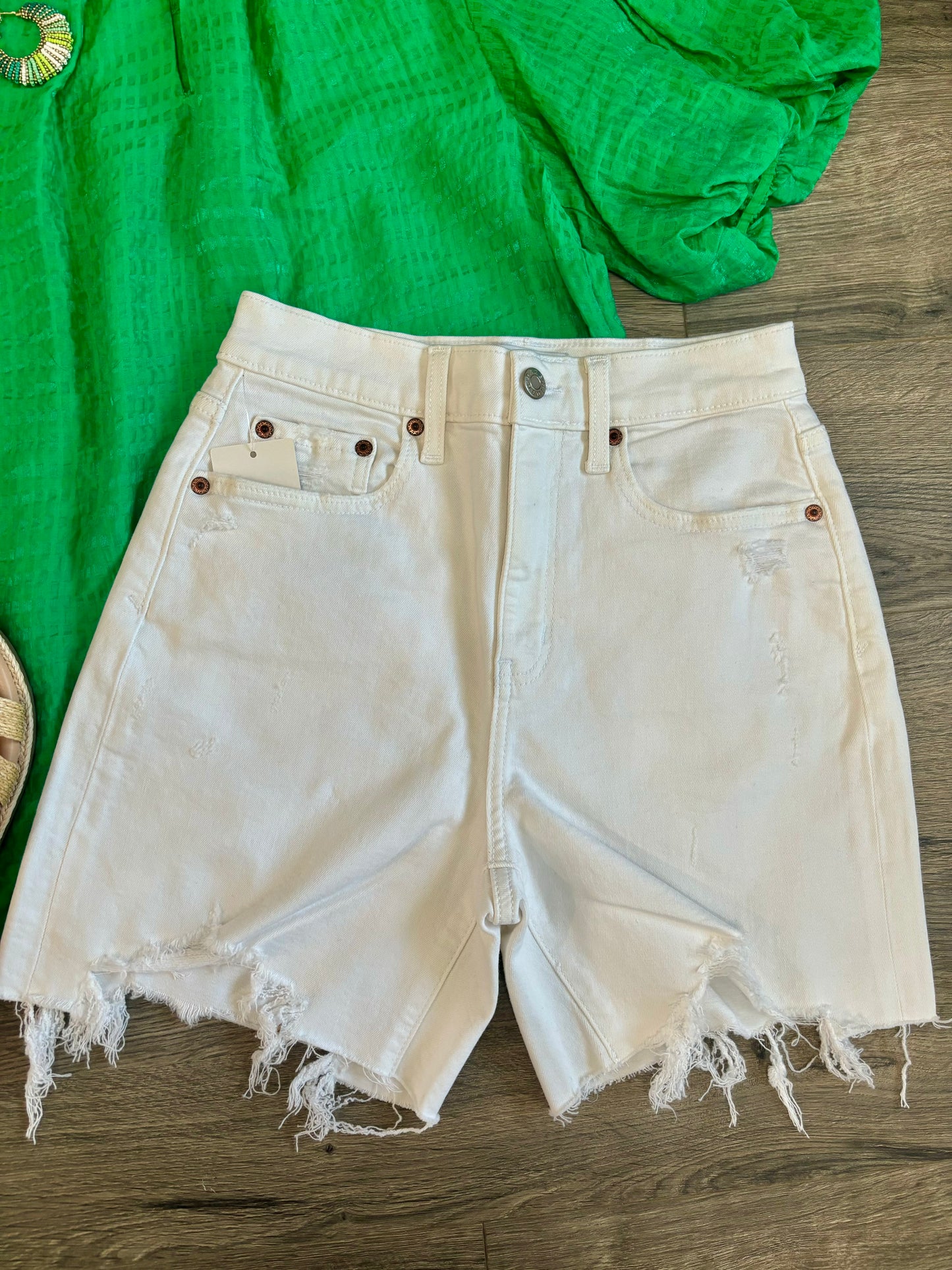 Marshmallow Sundaze High Rise Long Short