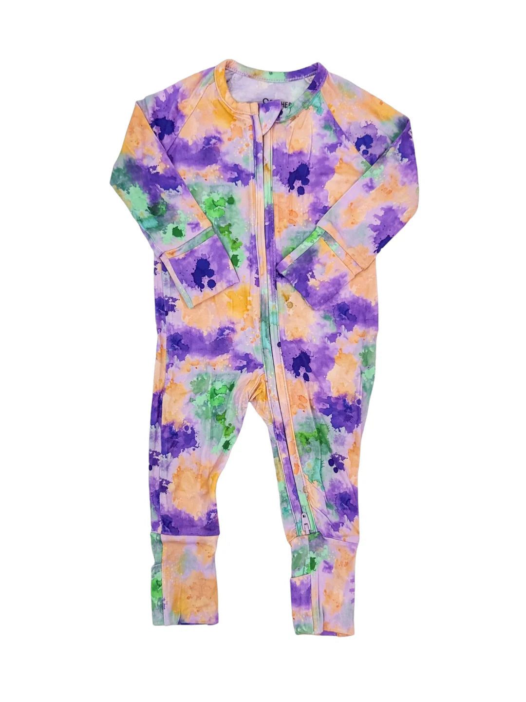 Ink Splat Double Zipper Bamboo Sleeper