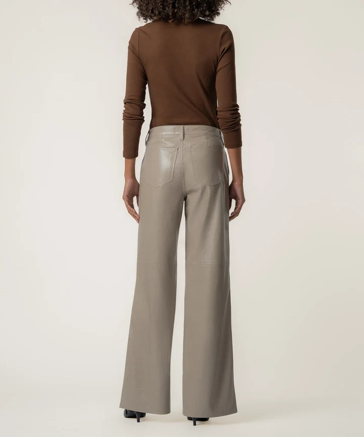 Maya Pu High Rise Wide Leg in Driftwood