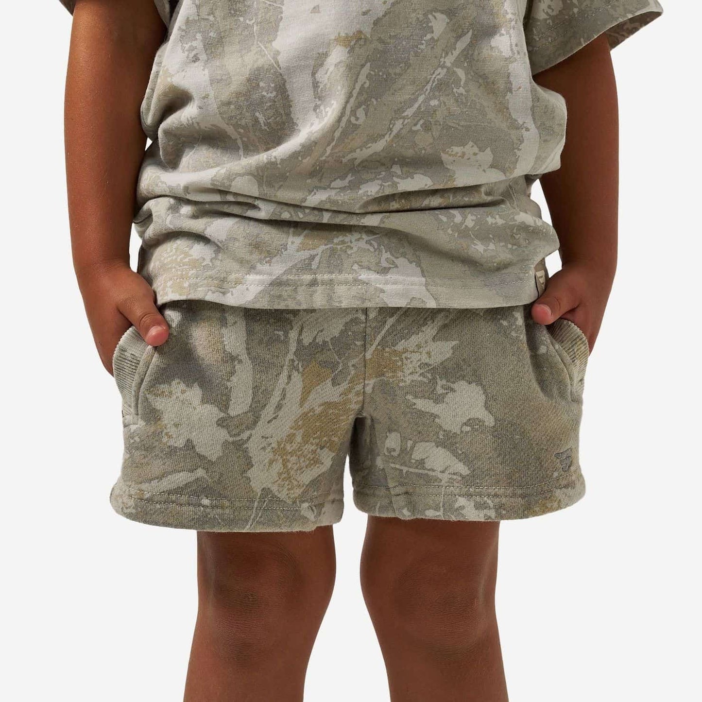 YOUTH VINTAGE WASHED SHORTS- DRIFTER CAMO