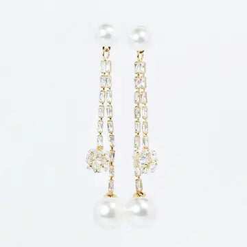 Drop Pearl Earrings