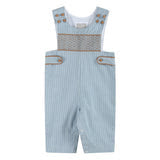 Bennie Blue Pinstripe Smocked Jon Jon