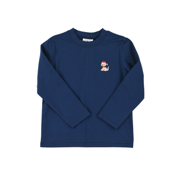 Holiday Pawty Beau Basic LS Tee