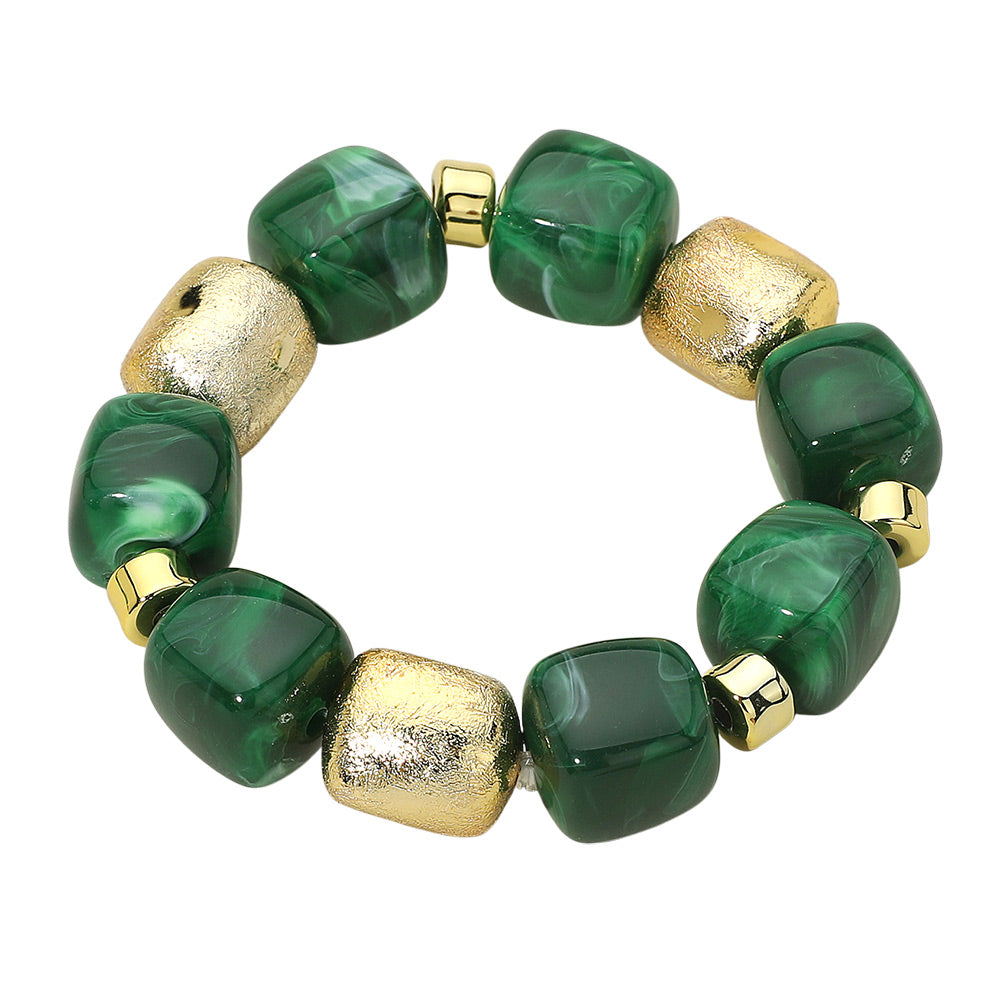 Chunky Marble Bracelet