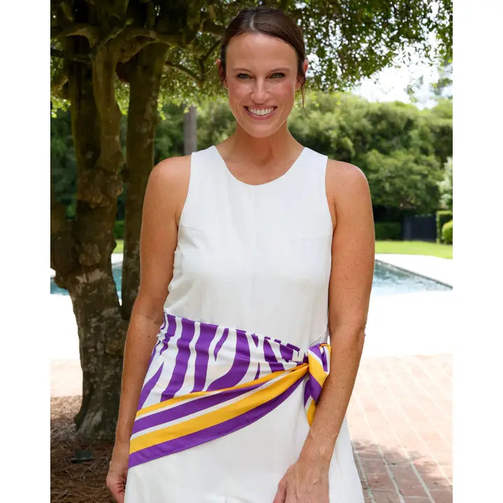 Harper Striped Scarf