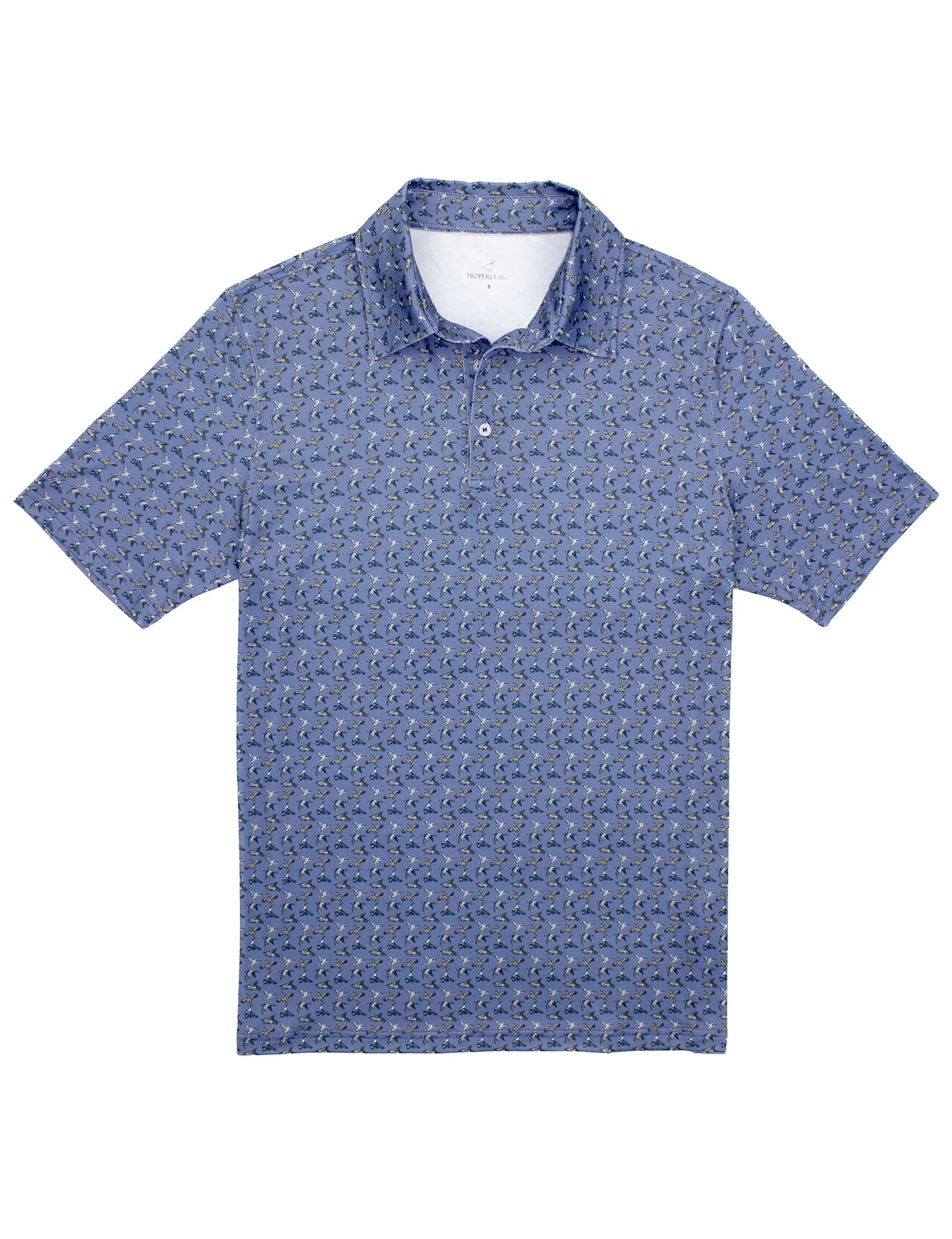 Inlet Polo in Flock