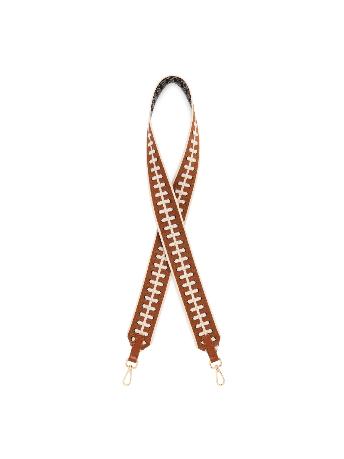 Brown Football Lace Strap