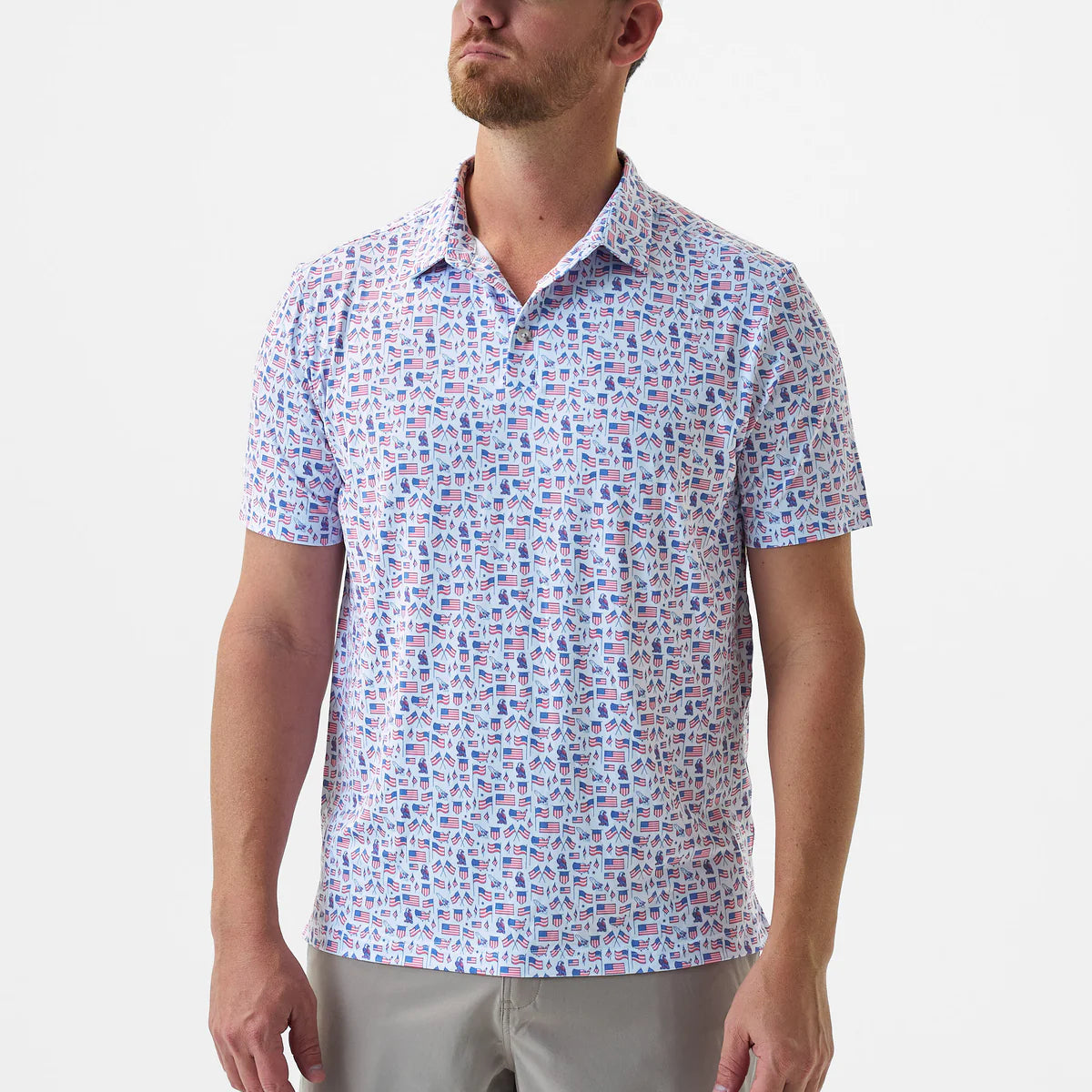 Burlebo Performance Polo- Old Glory