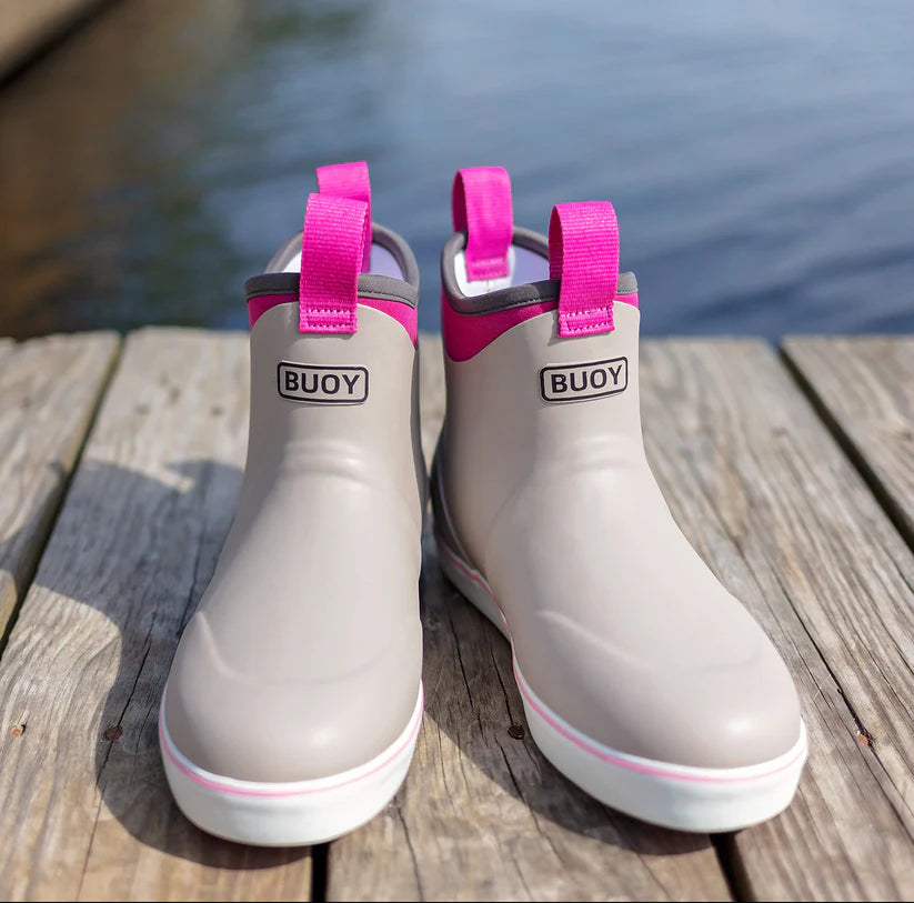 Women's Pink/Gray Buoy Boots