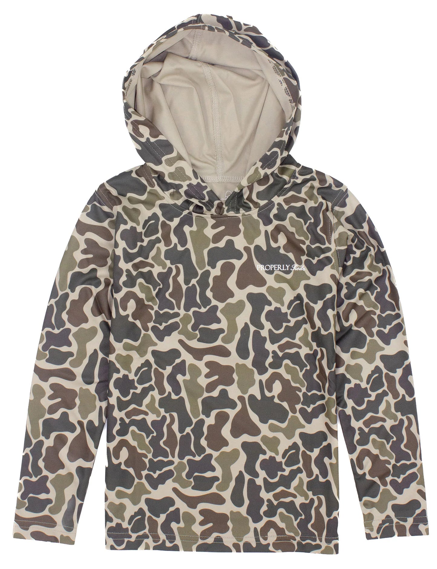 Boys Sportsman Performance Hoodie Vintage Camo