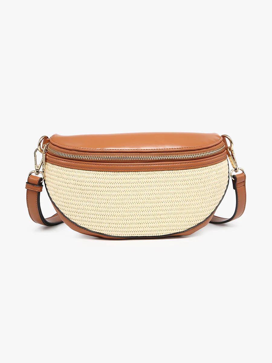 Neva Straw Crossbody